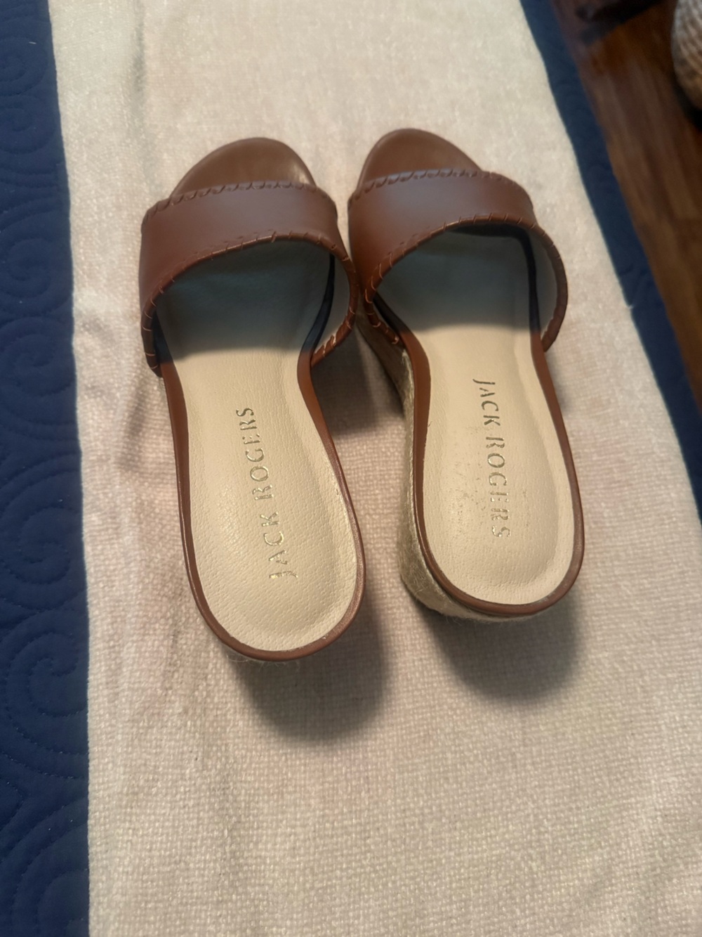 Jack Rogers Shelby Espadrille Wedges – Women’s Size 7.5 New without box